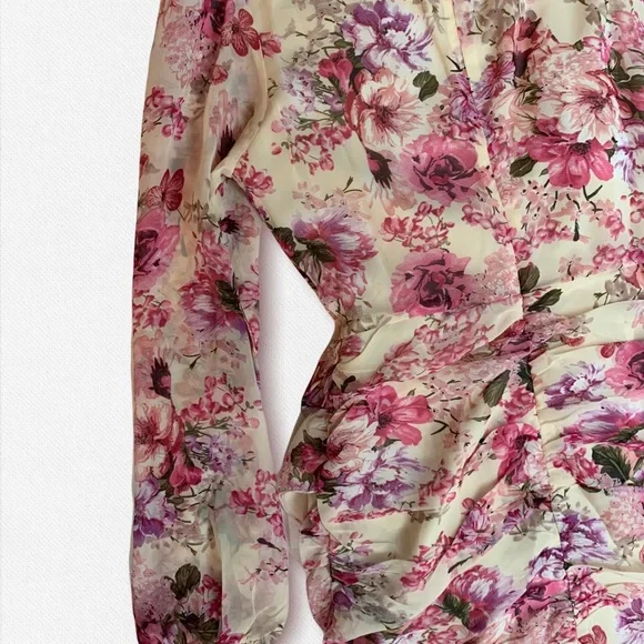 Showpo Pink Floral Mini Dress - Picture 7 of 13